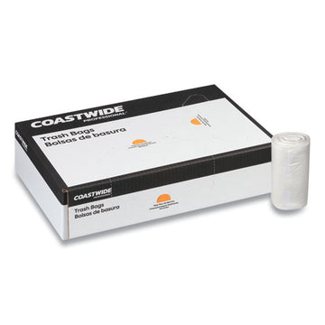 Coastwide Professional™ High-density Can Liners, 56 Gal, 22 Mic, 43" X 48", Natural, 150-carton freeshipping - TVN Wholesale